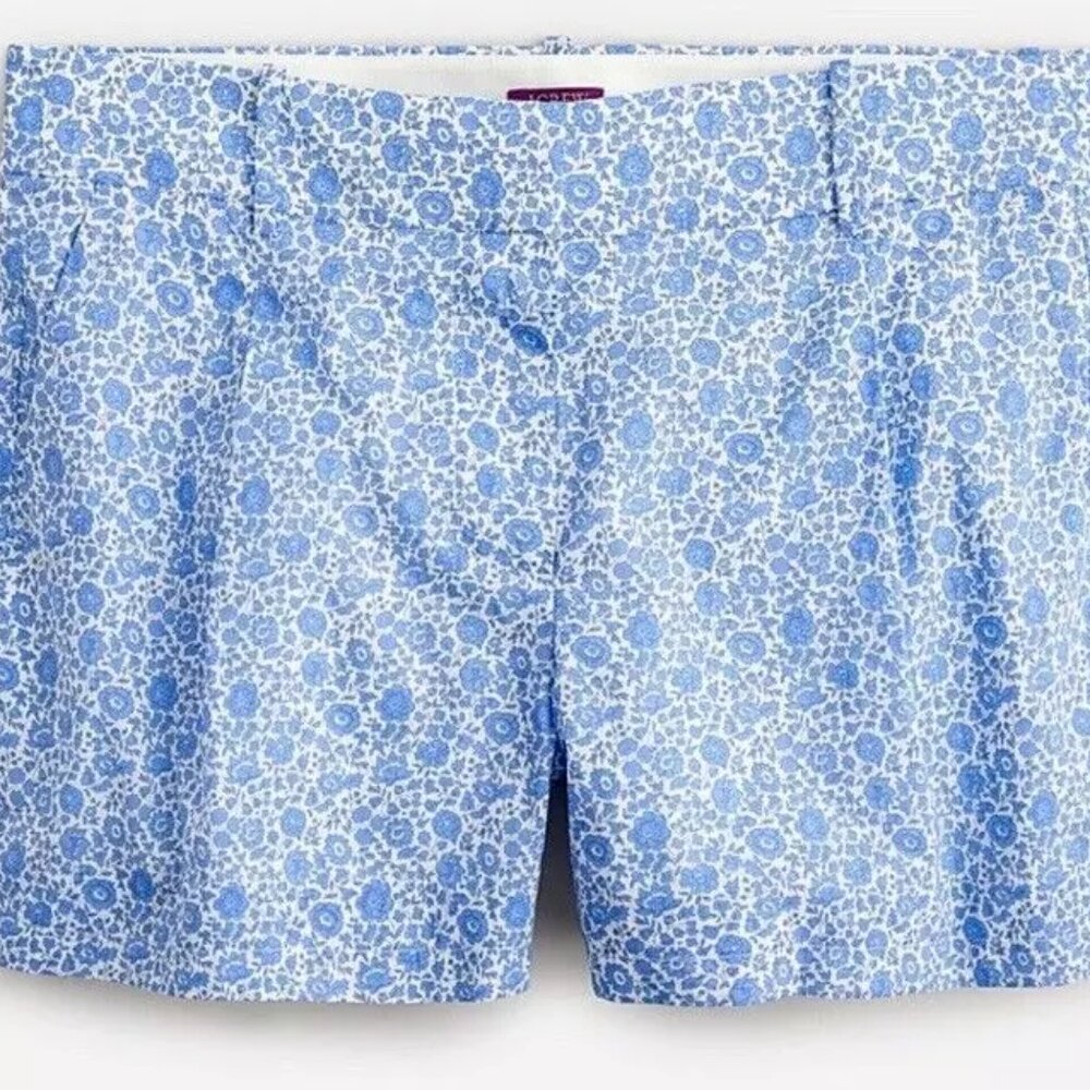 J. Crew Liberty Fabric Floral Shorts Size 0 Summer Beach Vacation - Picture 12 of 12